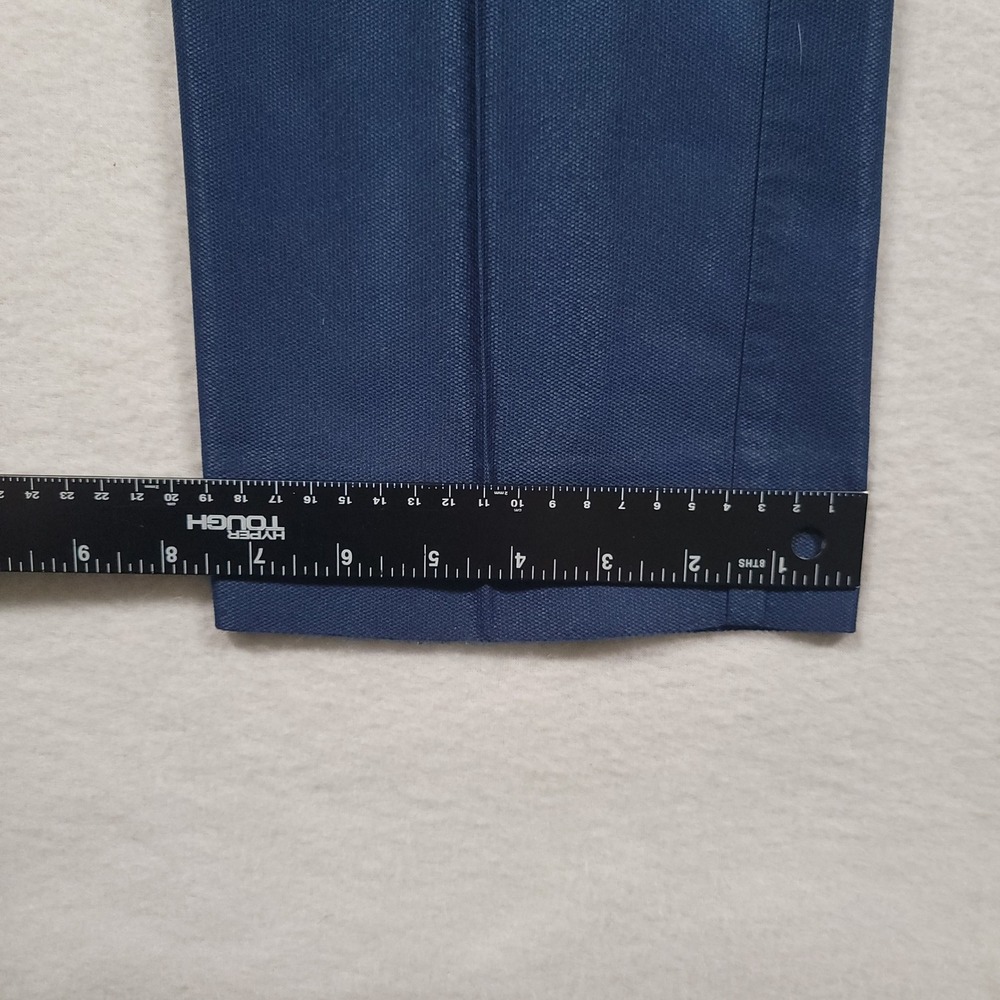 Mizzen+Main Performance Chino Pants Mens 34 Blue Solid Stretch Cotton Blend Golf - Picture 8 of 11